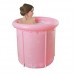 Bathtubs Freestanding Foldable Tub Inflatable Portable Insulation Adult Spa Bath Jacuzzi Family Bathroom (Color : Pink  Size : 6070cm) - B07H7JN5J7
